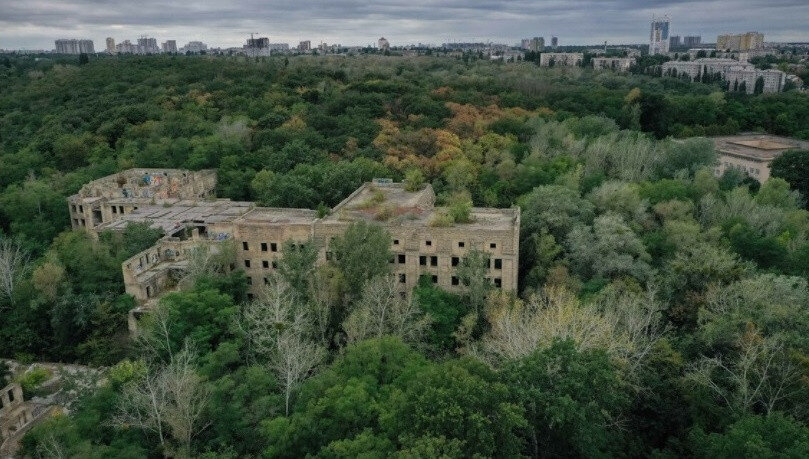 A helyszín jelenlegi állapota – forrás: Babyn Yar Masterplan Open Ideas Competition