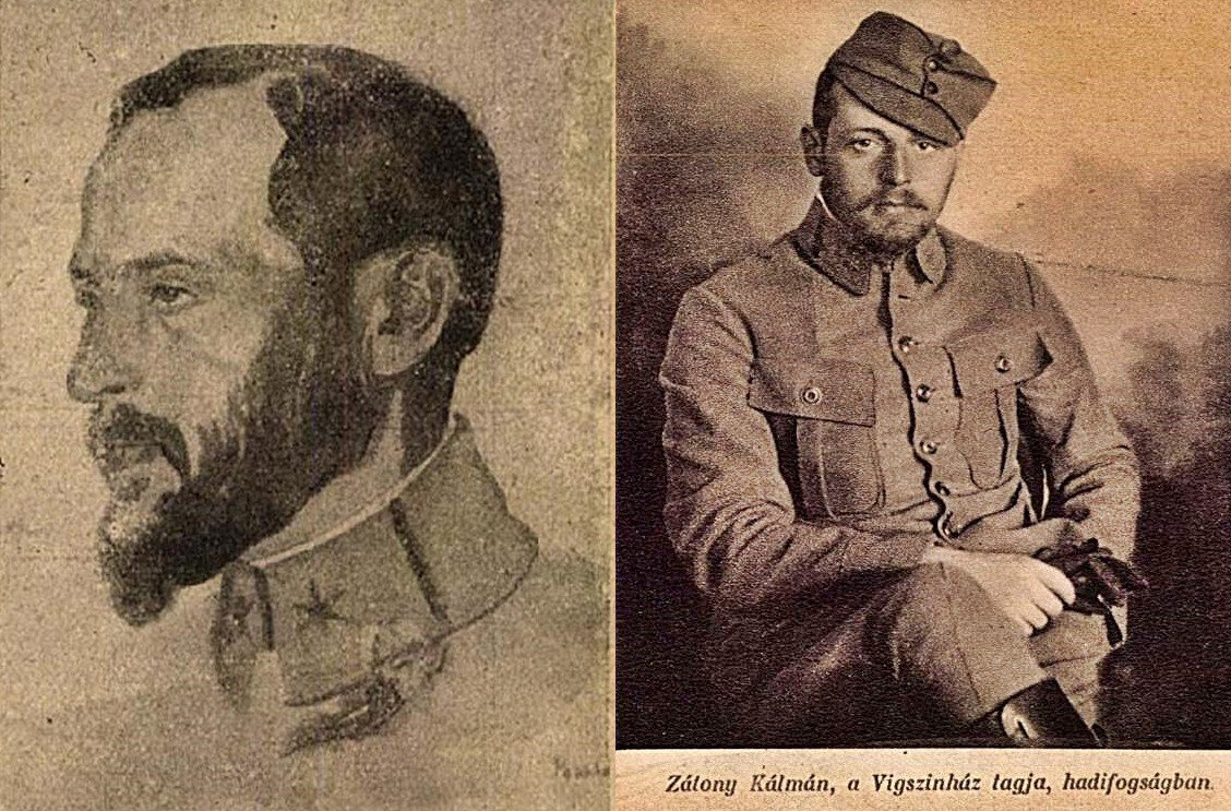 Zátony Kálmán Színházi Élet 1916. 29. és Érdekes újság 1918. 4.jpg