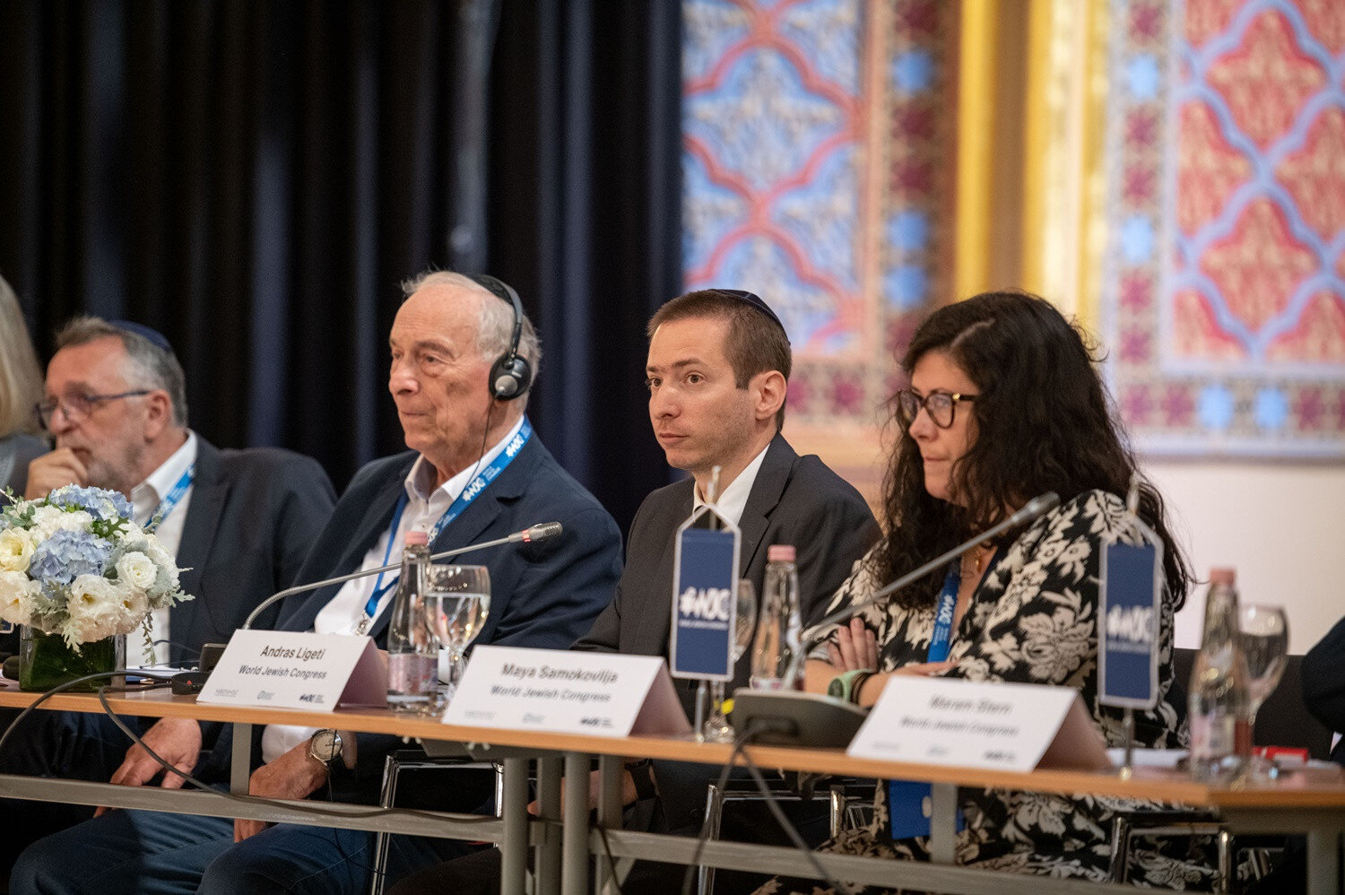 Heisler András, Kunos Péter, Ligeti András és egy nemzetközi küldött