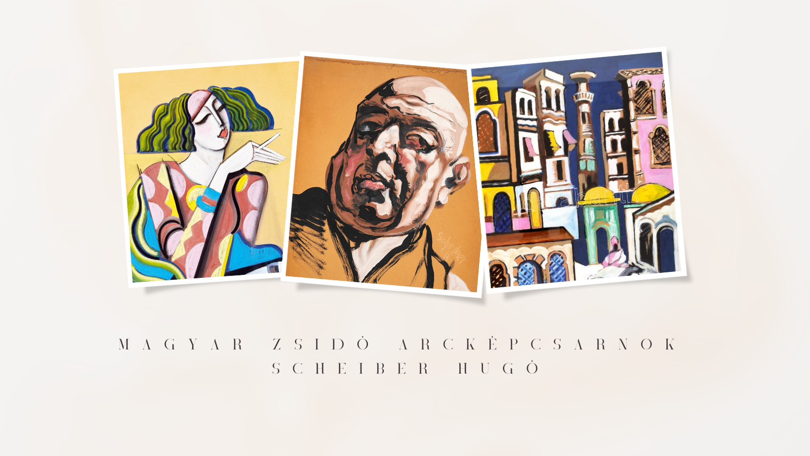 Magyar zsidó arcképcsarnok Scheiber Hugó-cimlap.png