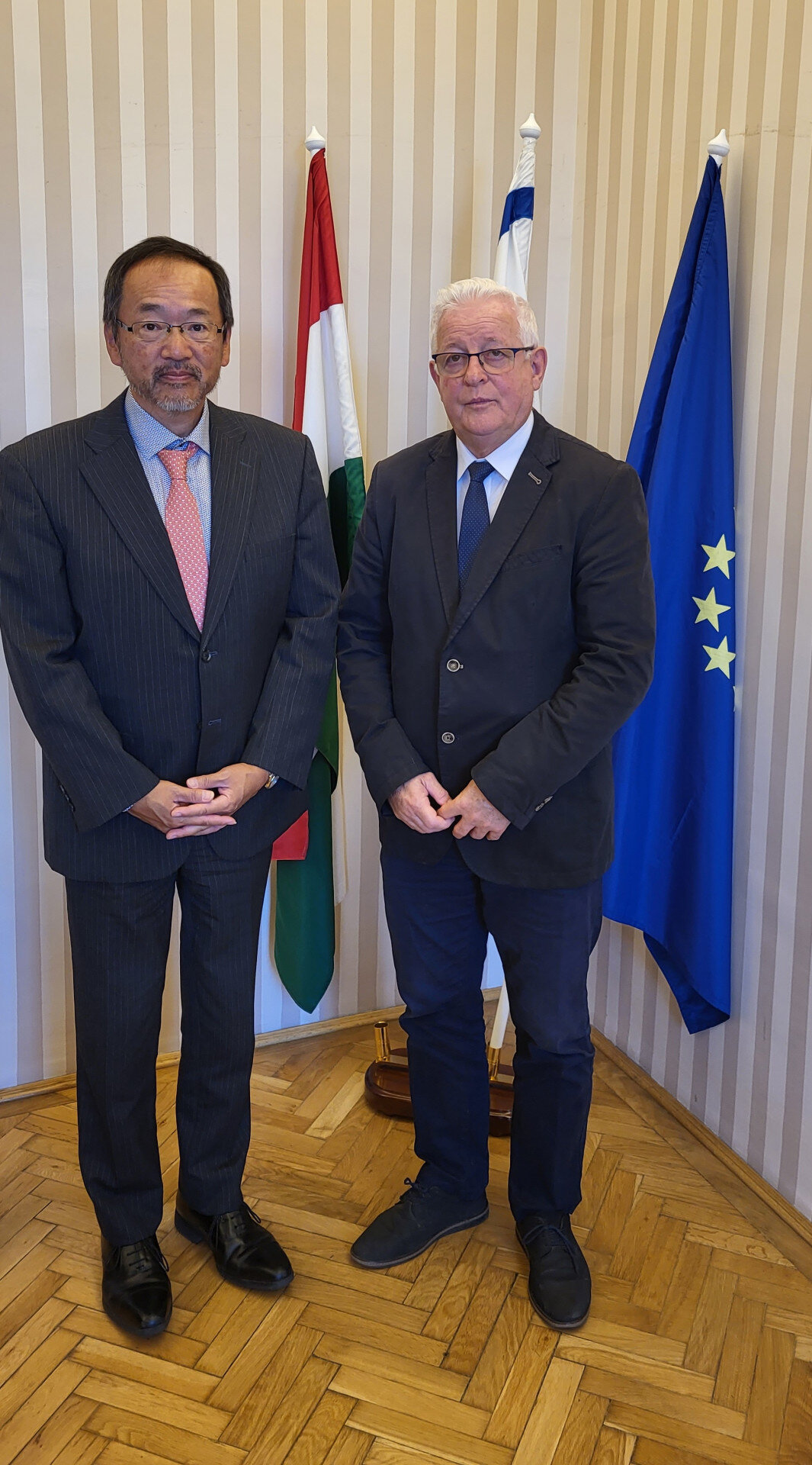 Otaka Masato és dr. Grósz Andor