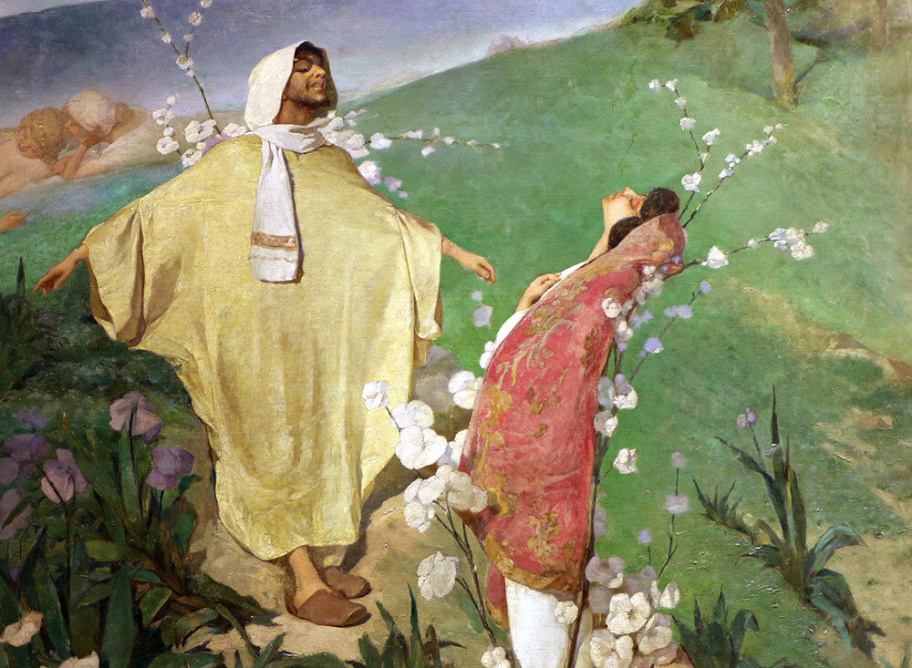 Énekek éneke (részlet), Enrico Salfi, 1900-1930 körül. Forrás: Wikimedia