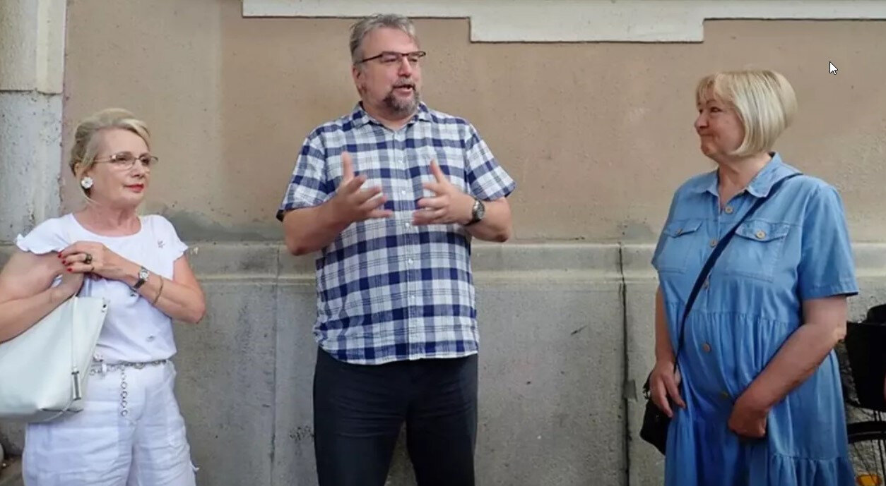 Balról: Moskovitz Tamara, Ugrai Gábor, Mészáros Zsuzsanna (Fotó: Martos Katalin)