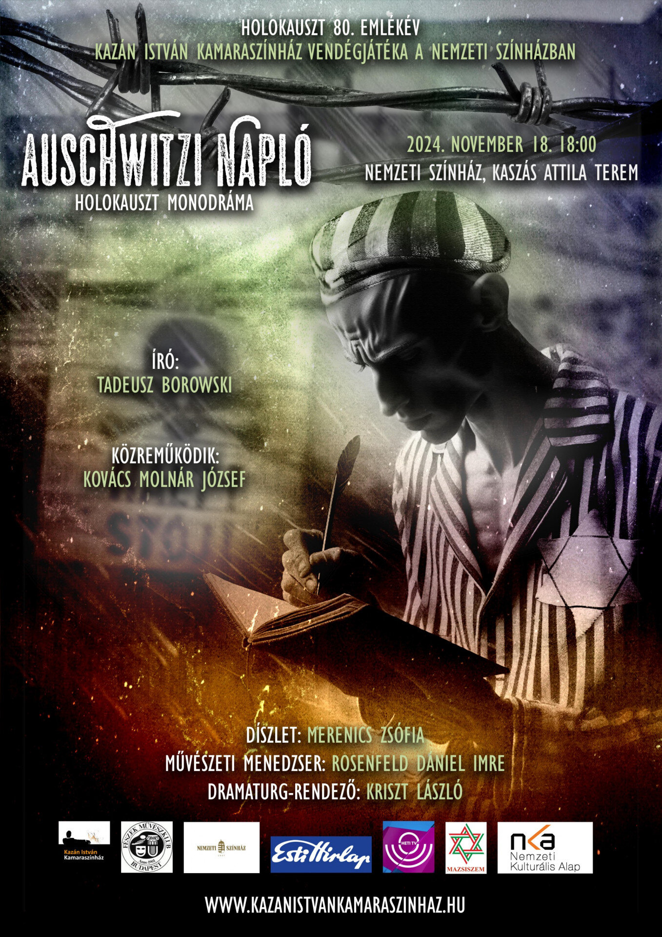 thumbnail_Meghívó plakát Auschwitzi Napló - Nemzeti Szinház 24.11.18. 18 óra (1).jpg