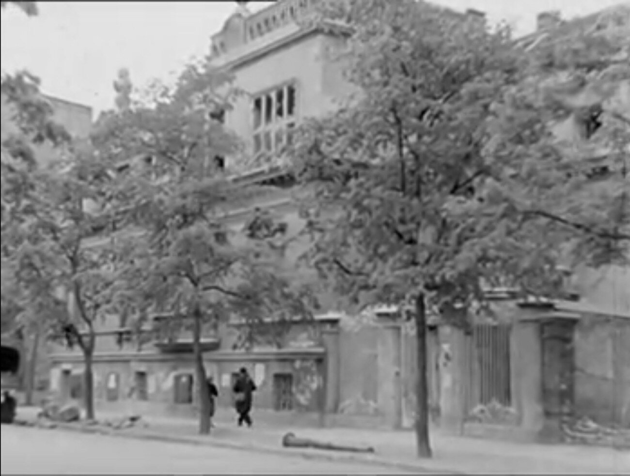 A Maros utcai kórház 1945-ben