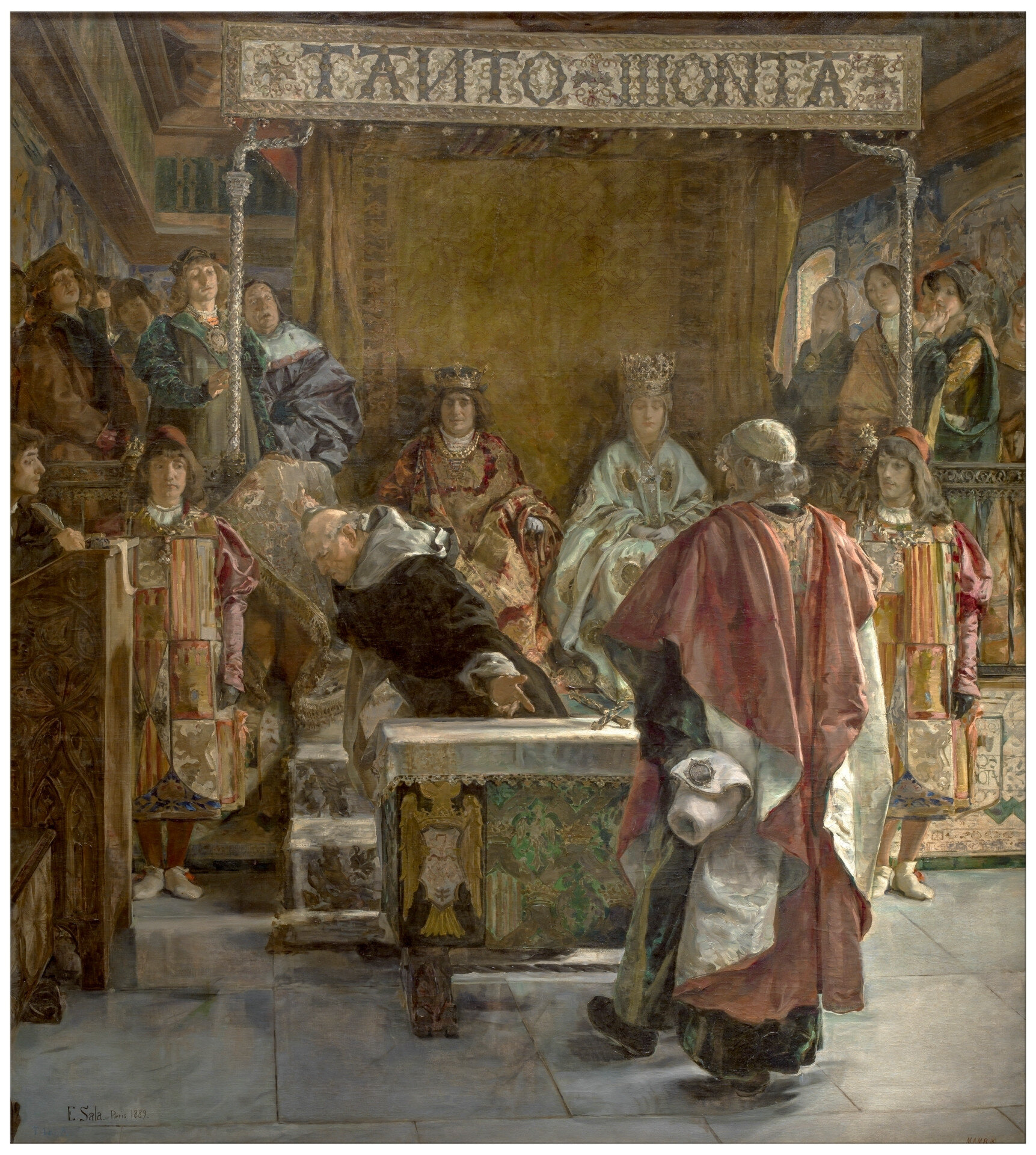 A zsidók kiűzetése Spanyolországból (1492) – Emilio Sala Francés – Prado Múzeum