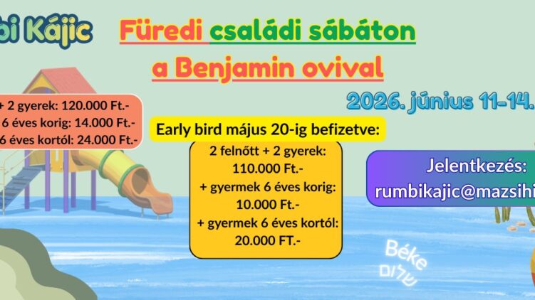 Nyár, közösség, sábát – Rumbi Kajic a Balaton partján