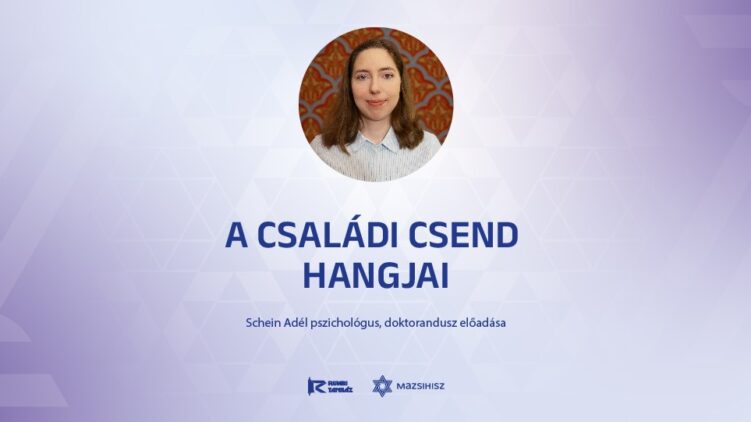 A családi csend hangjai – Schein Adél előadása a Rumbach utcai zsinagóga kávézójában