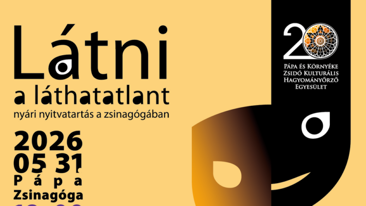 Nyári nyitvatartás a Pápai zsinagógában
