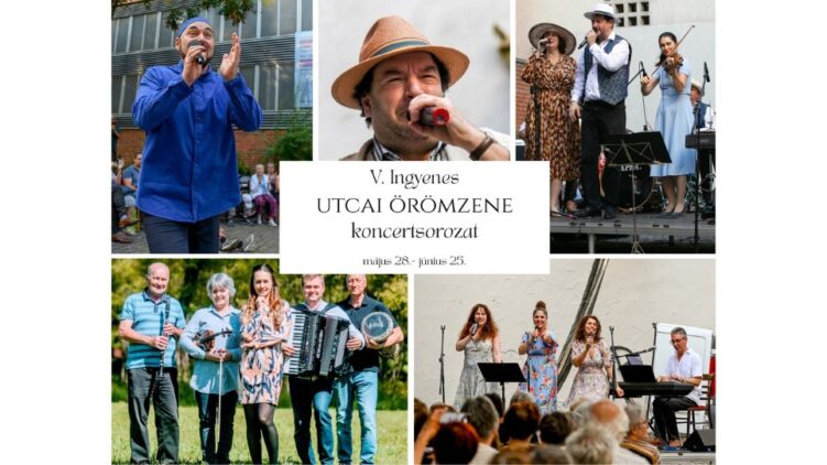 Öt héten át ingyenes örömkoncertek a Dob utcában