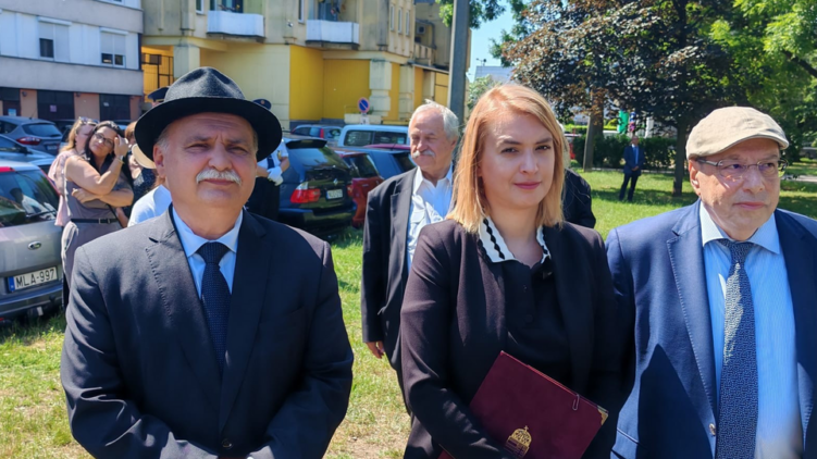 A holokauszt nyíregyházi áldozataira emlékeztek