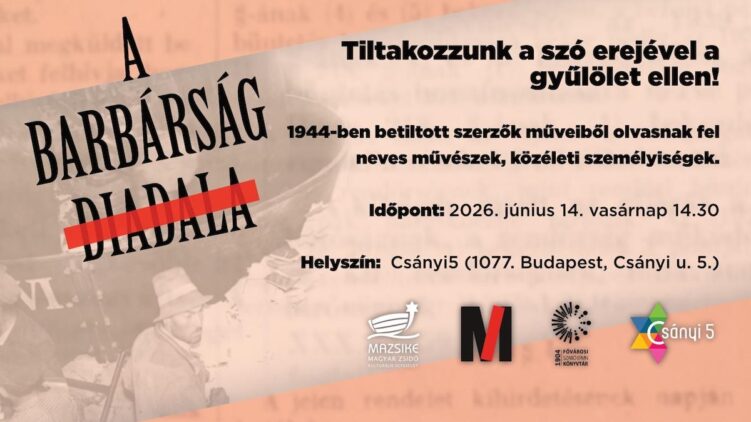 Tiltakozzunk a szó erejével a gyűlölet ellen