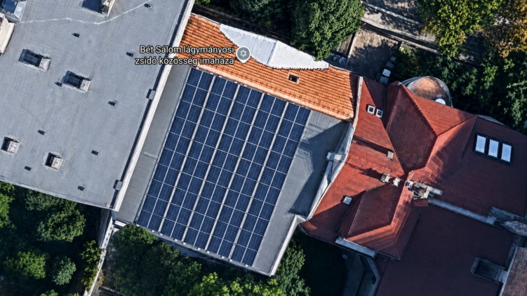 Bét Sálom: Napelemes zsinagóga 0 forintos energiaköltséggel