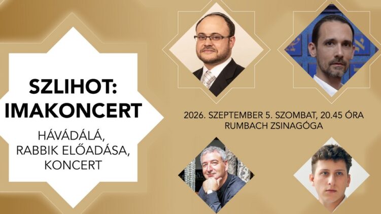 Szlihot imakoncert a Rumbach zsinagógában