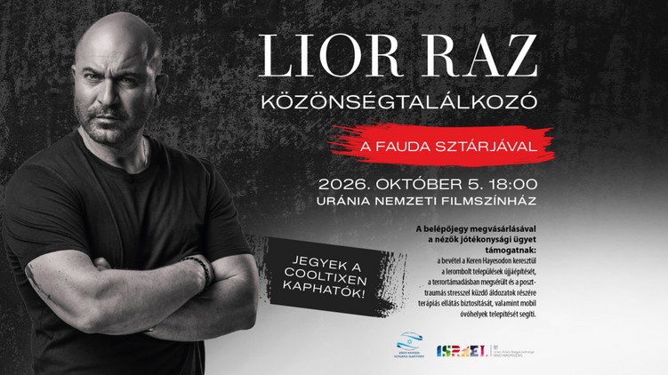Lior Raz Budapesten: a Fauda sztárjával találkozhat a közönség