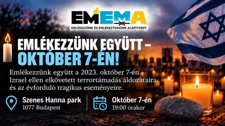Emlékezzünk együtt október 7-én!