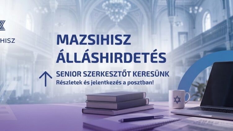 Senior szerkesztőt keresünk