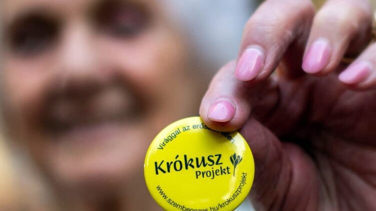 Virággal az erőszak ellen – Közös virágültetés a Dohány utcai zsinagógánál